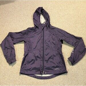 Eddie Bauer Weatheredge Purple Rain Jacket Windbreaker Womens XS Purple Outdoor